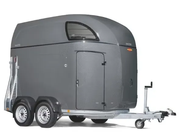 Böckmann Master WCF Pferdeanhänger - 2 Pferde Voll-GFK WCF-Fahrwerk Sattelkammer 2400kg