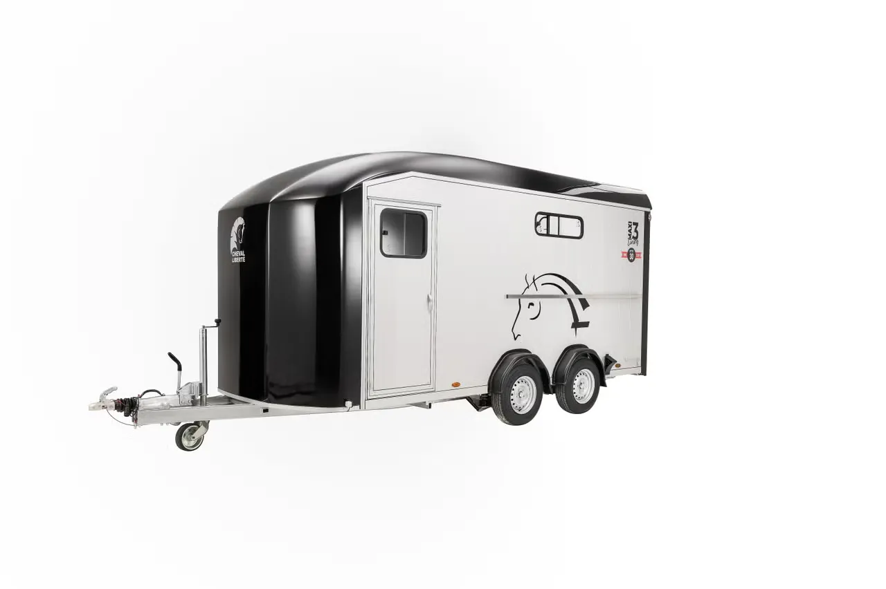 Cheval Liberté MAXI 3 Living - 3 Pferde Anhänger Wohnbereich Pullman2 Alu 3500kg – Bild 1