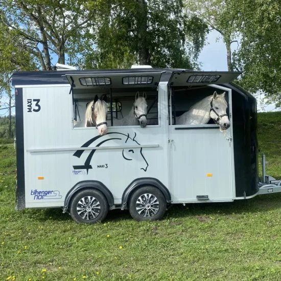 Cheval Liberté MAXI 3 Living - 3 Pferde Anhänger Wohnbereich Pullman2 Alu 3500kg – Bild 7