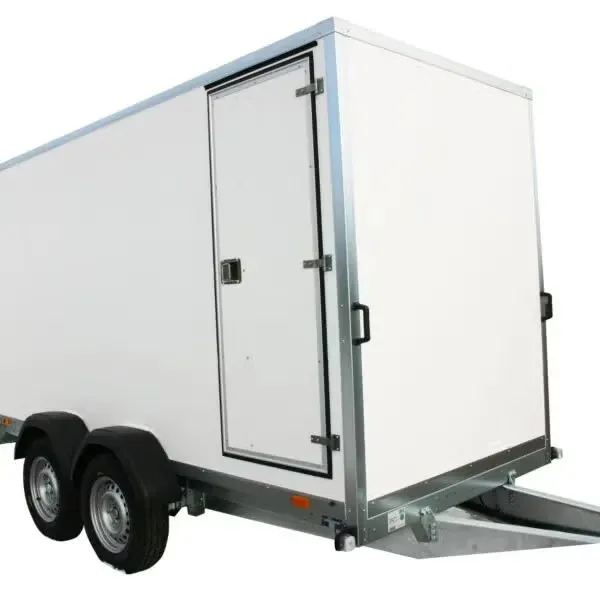 Brian James Fourgon 600-4519-30-2-12-W Kofferanhänger - 3000kg Tandem Kombirampe Low-Lader