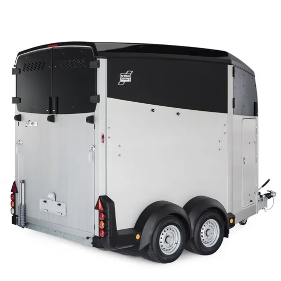 Ifor Williams HBX511 Schwarz - 2 Pferde Vollalu Integrierte Sattelkammer Parabelfederung 2700kg – Bild 4