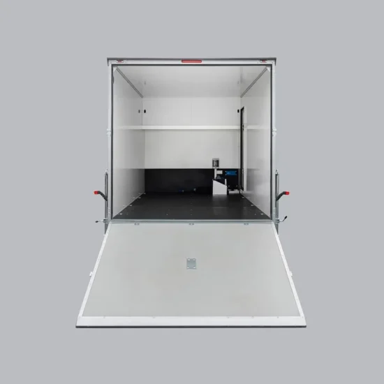 Respo Kofferanhänger 1500kg Isolierte Box - Dieselheizung 240V Rampe Blattfederung LED – Bild 4