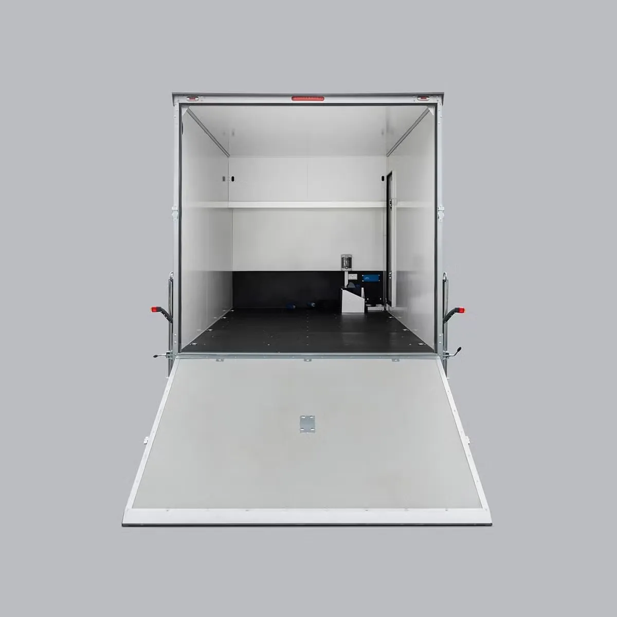 Respo Kofferanhänger 1500kg Isolierte Box - Dieselheizung 240V Rampe Blattfederung LED – Bild 4