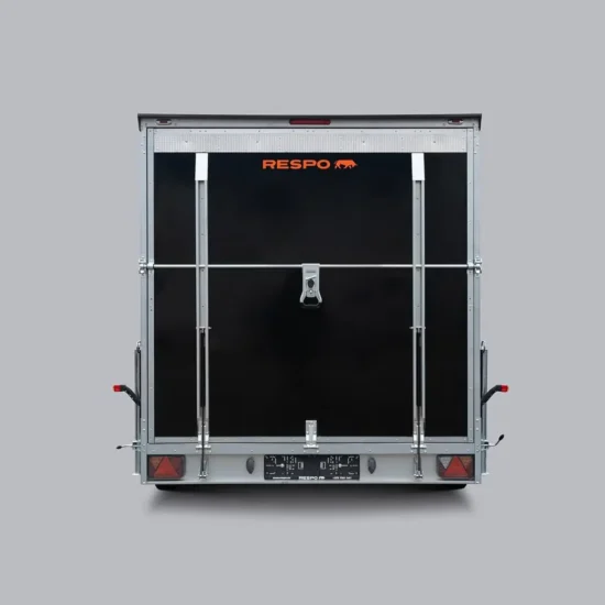 Respo Kofferanhänger 1500kg Isolierte Box - Dieselheizung 240V Rampe Blattfederung LED – Bild 3