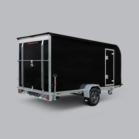 Respo Kofferanhänger 1500kg Isolierte Box - Dieselheizung 240V Rampe Blattfederung LED – Bild 2