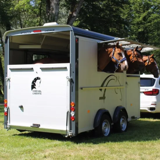 Cheval Liberté MAXI 3 Pferdeanhänger - 3 Pferde Diagonallader Frontausstieg Pullman2 Sattelkammer – Bild 7