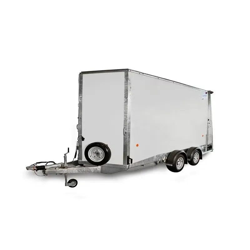 Ifor Williams BV106 7-Fuß Kofferanhänger - 3500kg Tandem Parabelfederung Kombirampe Stehhöhe
