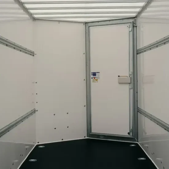 Ifor Williams BV126 7-Fuß Kofferanhänger - 3500kg Tandem Parabelfederung Kombirampe Stehhöhe – Bild 3