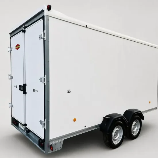 Böckmann KT 4018/27 H Kofferanhänger - 2700kg Tandem Doppel-Flügeltür Poly-Dach Stehhöhe – Bild 7