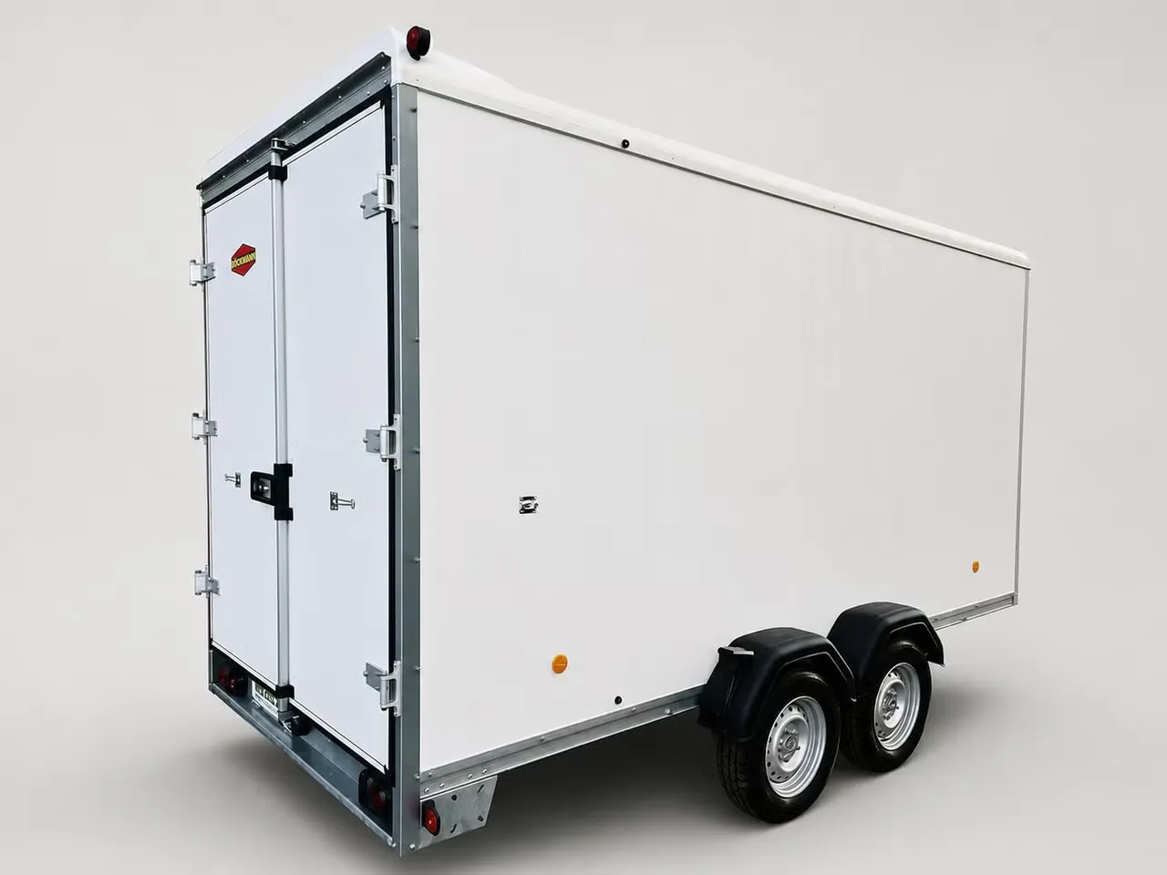 Böckmann KT 4018/27 H Kofferanhänger - 2700kg Tandem Doppel-Flügeltür Poly-Dach Stehhöhe – Bild 7