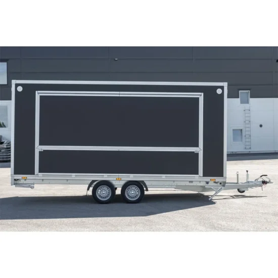 Respo 610 Messeanhänger - 2000kg Tandem Verkaufsanhänger Isoliert 230V LED Showroom – Bild 12