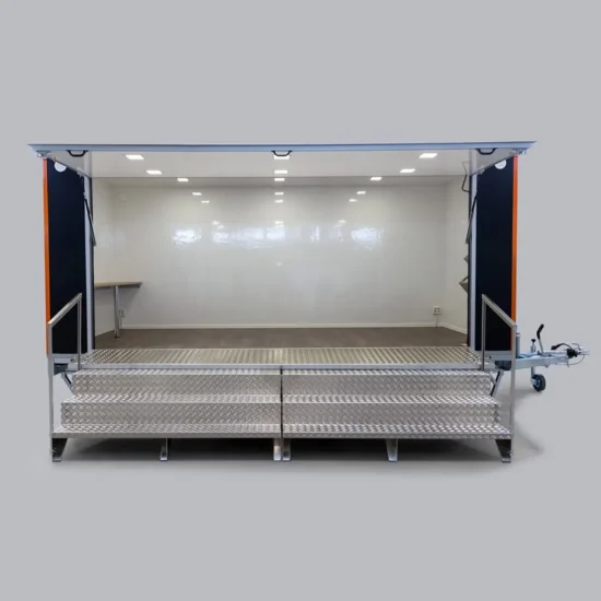 Respo 610 Messeanhänger - 2000kg Tandem Verkaufsanhänger Isoliert 230V LED Showroom – Bild 11