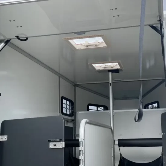 Umesläp B60 Touring Pferdeanhänger - 2 Pferde Vollalu Sandwich-Bauweise XXL-Sattelkammer LED – Bild 11