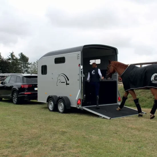 Cheval Liberté Multimax - 2 Pferde Diagonallader Frontausstieg Pullman2 Sattelkammer – Bild 4