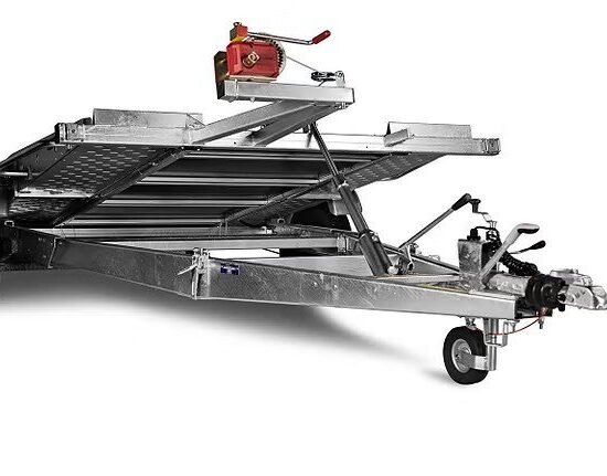 Brenderup 2513GT – Autotransporter mit KLAPPBARER AUFFAHRRAMPE & VERZINKTEM CHASSIS – 1650kg Nutzlast – Bild 1
