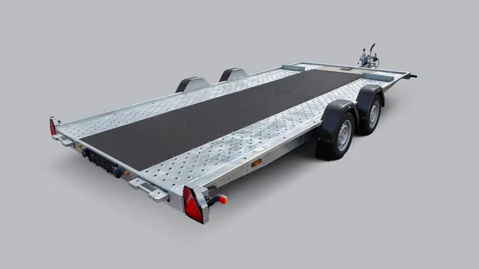 Robuster 3500kg Autotransporter mit LED-Beleuchtung & Seilwinde