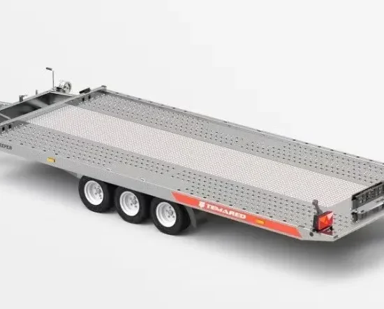 Temared Tellus Pluss 3-Achs Autotransporter – Hydraulisch Kippbar – Bild 3