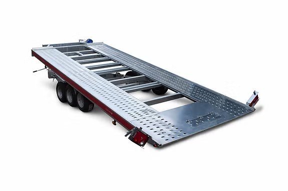 TEMA Tellus Pluss 3 aksling 3500kg – Kippbarer Autotransporter mit Aluboden – 3500 kg Nutzlast