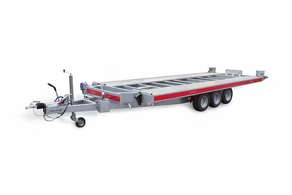 TEMA Tellus Pluss 3 aksling 3500kg – Kippbarer Autotransporter mit Aluboden – 3500 kg Nutzlast