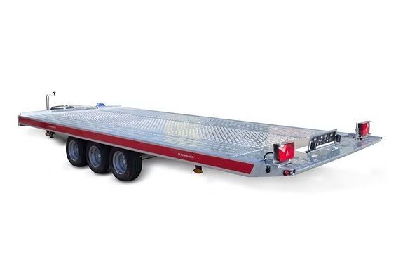 TEMA Tellus Pluss 3 aksling 3500kg – Kippbarer Autotransporter mit Aluboden – 3500 kg Nutzlast