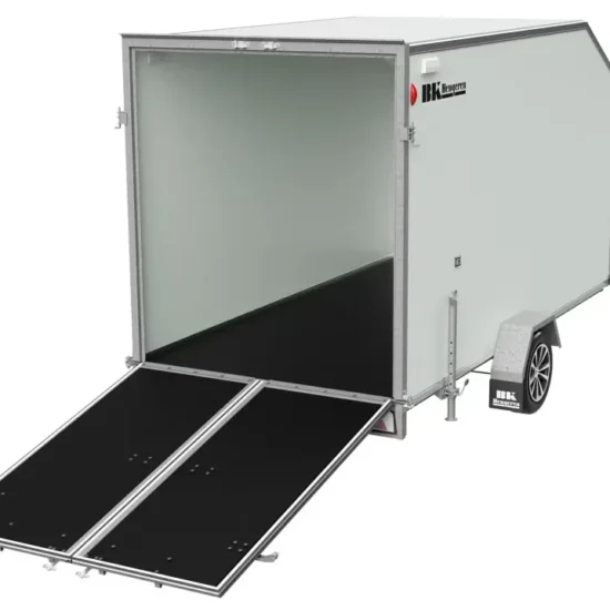 BK PLC 2736 Schranktransport-Anhänger mit geneigtem Wabenplatten-Dach – Bild 3
