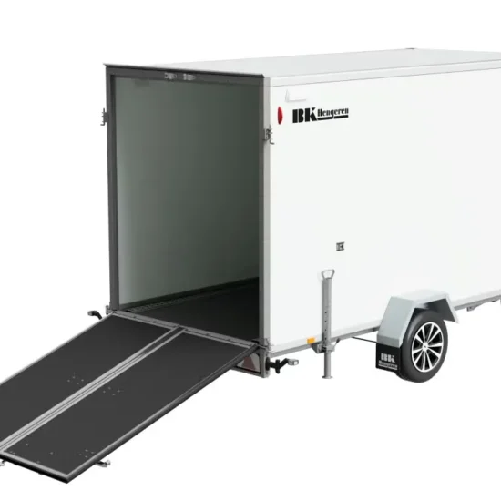 BK PLC 1336 Möbeltransport-Anhänger mit geraden Wabenplatten-Seitenwänden – Bild 2