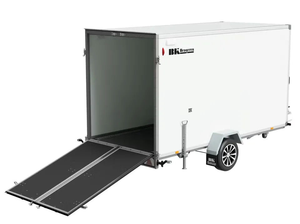 BK PLC 1336 Möbeltransport-Anhänger mit geraden Wabenplatten-Seitenwänden