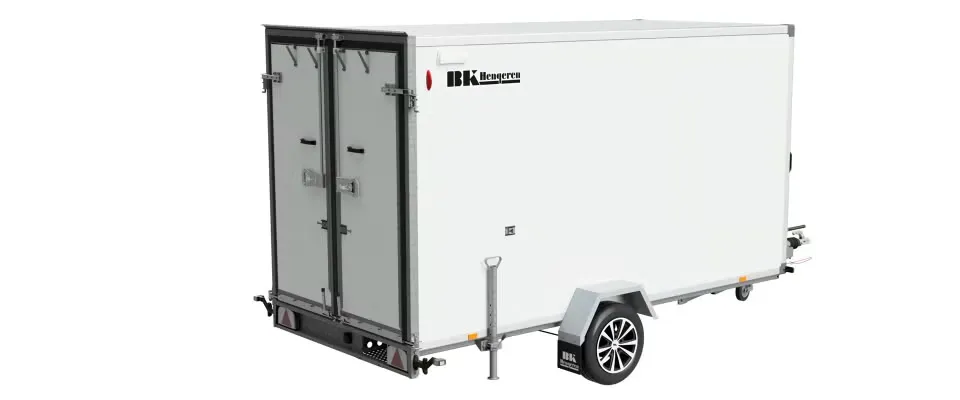 BK PLC 1336 Möbeltransport-Anhänger mit geraden Wabenplatten-Seitenwänden