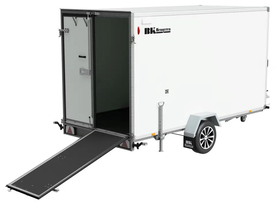 BK PLC 1336 Möbeltransport-Anhänger mit geraden Wabenplatten-Seitenwänden